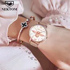 Часы наручные женские кварцевые из нержавеющей стали, брендовые Роскошные, подарок на день рождения, День Святого Валентина, 2021