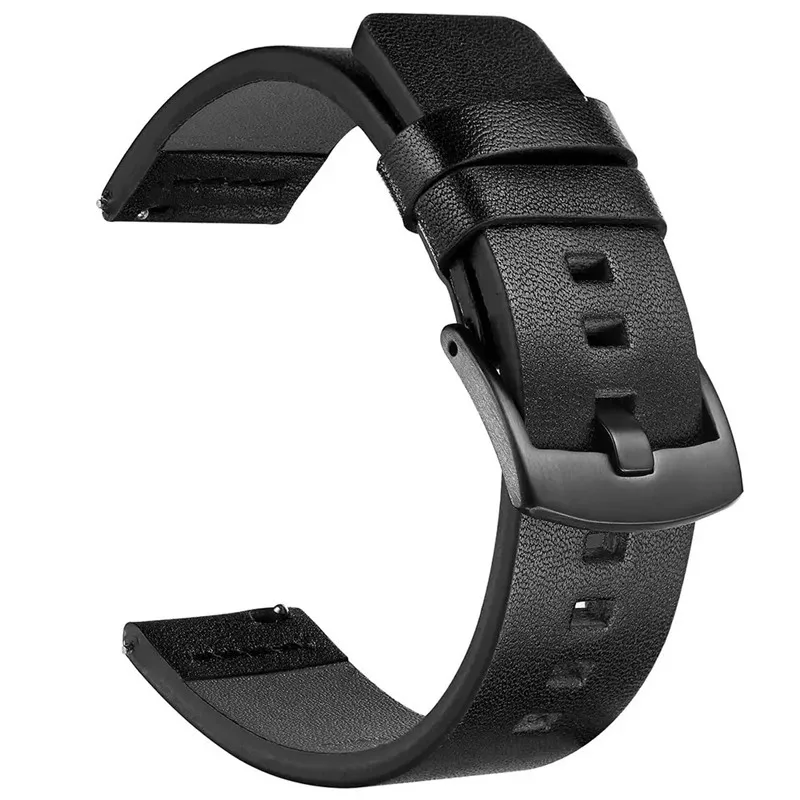 Кожаный ремешок для часов Samsung Galaxy 22 мм 20 46 42 Active 2 40 44 Gear S3 S2 Classic/Frontier | Наручные