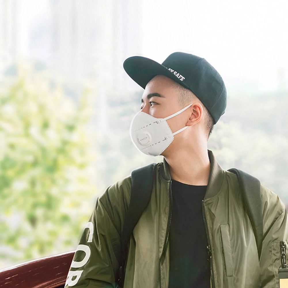 4 шт. Xiomi Mijia Airpop переносная одежда PM2.5 антидымчатая маска Регулируемая Удобная