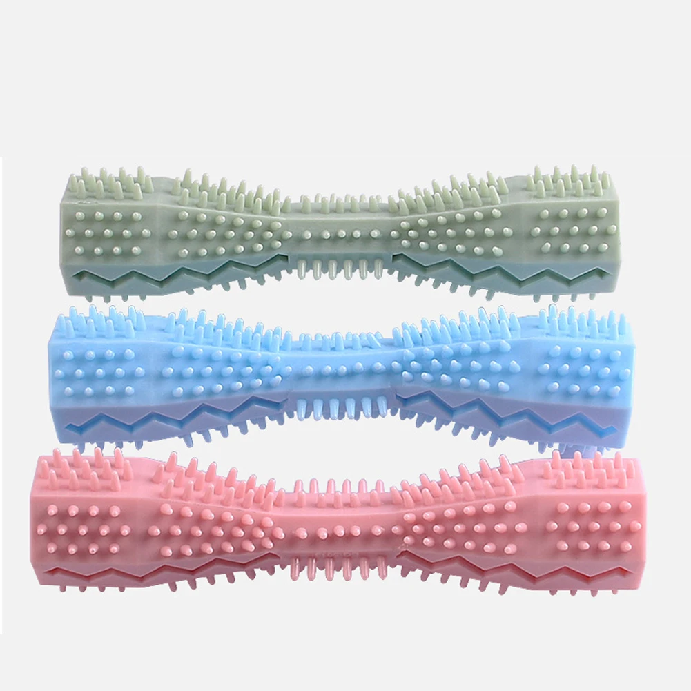 Зубная щетка для собак жевательные игрушки питомцев резиновая игрушка костей