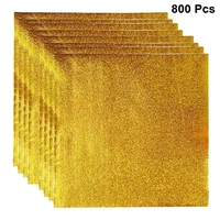 800pcs tinfoil paper candy wrapping paper gold foil paper for gift candy chocolate package golden