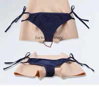 Artificial Silicone Underwear Realistic Vagina Panties Hip Enhancer Transgender Underwear Shemale Crossdresser Pants Transgender