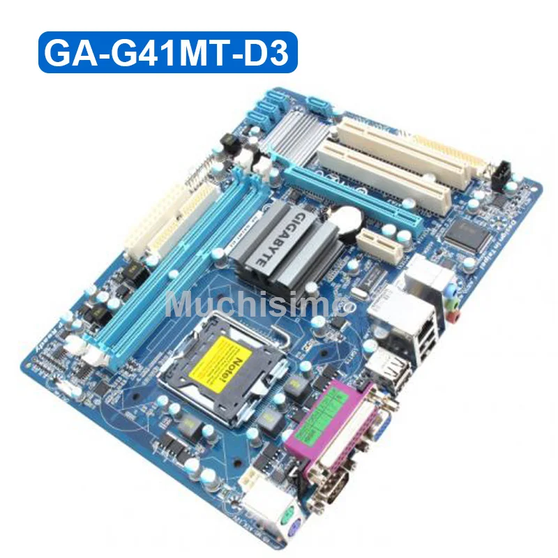 Разъем LGA 775 DDR3 Gigabyte GA-G41MT-D3 десктопная материнская плата Core 2 Pentium Celeron 8G G41MT-D3