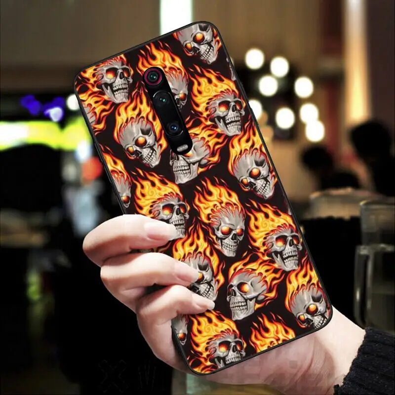 Симпатичный чехол для телефона LJHYDFCNB Ghost fire Bling Redmi S2 5A 5 5Plus 6 6Pro 6A 4X 7 7A | Мобильные