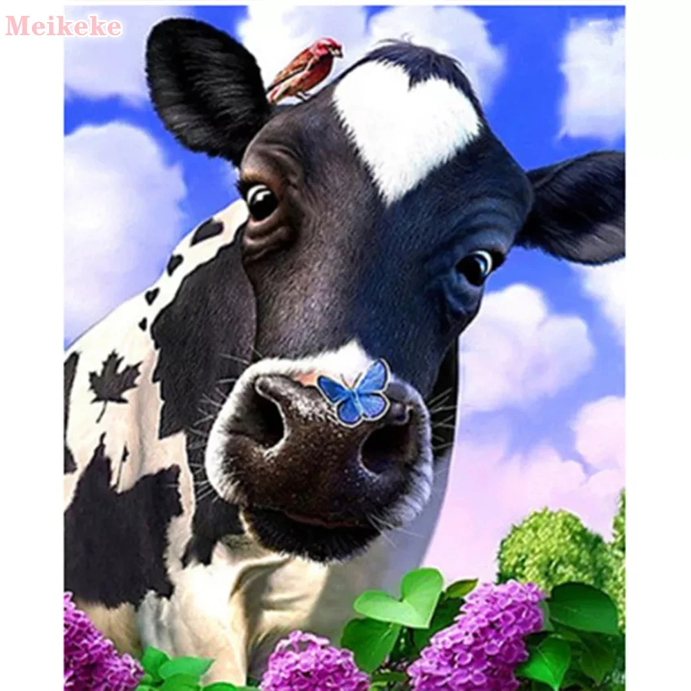 

Алмазная живопись 5D «сделай сам» квадратная круглая вышивка мозаика вышивка крестиком милая картина из искусственных животных украшение д...