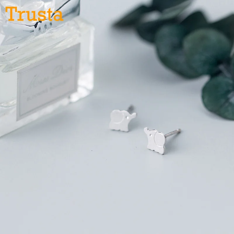 Trusta 100% 925 ювелирные изделия из настоящего стерлингового серебра модные крошечные