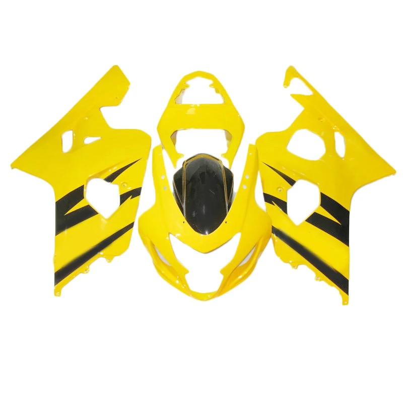 

Обтекатели для кузова премиум-класса для Suzuki GSXR600 04 05 ярко-желтые черные фотообтекатели для Suzuki GSXR750 2004 2005 ZE38