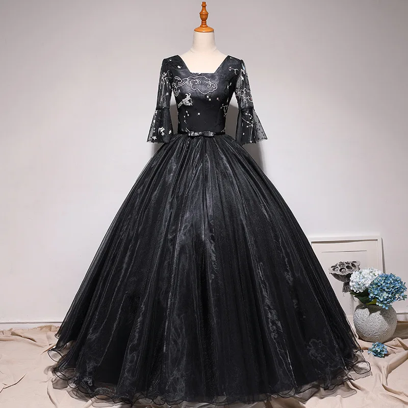 

Бальное платье, винтажное бальное платье с полурукавами, 2020