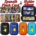 Испанскийанглийский GX VMAX Flash Pokemon Pikachu, игровые карты, коллекционные карты, держатель альбома, Жесткий Чехол, книга, коробка для хранения