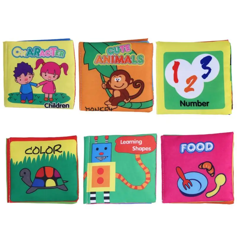 Детские игрушки для игры книжки из мягкой ткани звук шелеста Младенческая