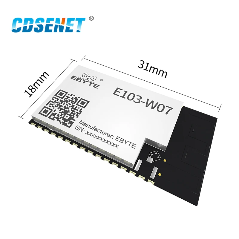 10PCS WIFI Mesh Ad Hoc Network Wireless Module AT Command CDSENET E103-W07 10 dBi for Smart Home Industrial Scene