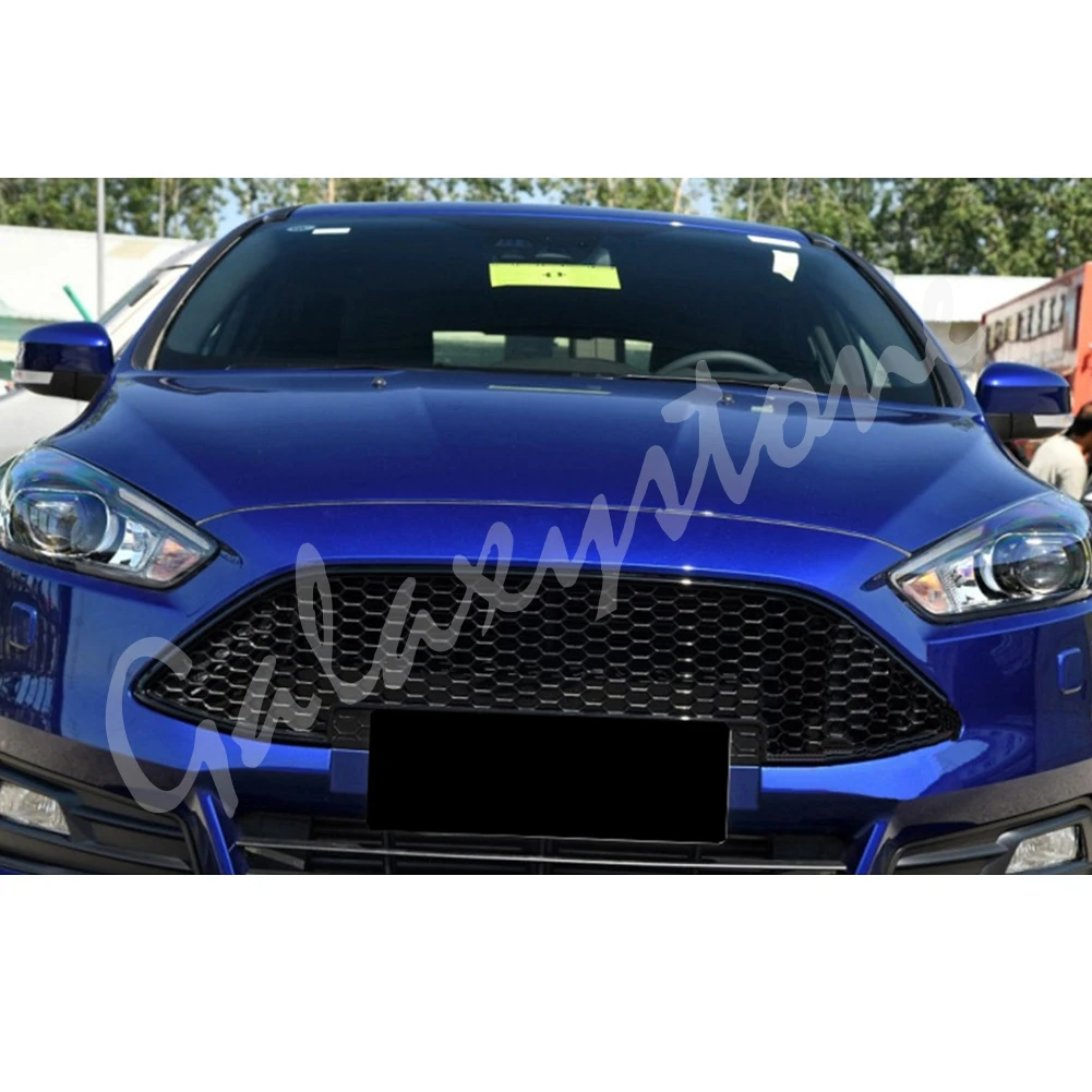Передний центр сотовая сетка решетка бампера подходит для Ford Focus 2015 2016 2017 2018