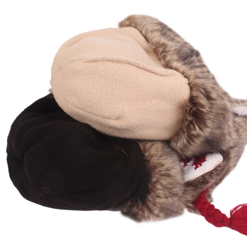 Maple Leaves Earmuffs Cap Lei Feng Hat Outdoors Knitting Wool | Аксессуары для одежды