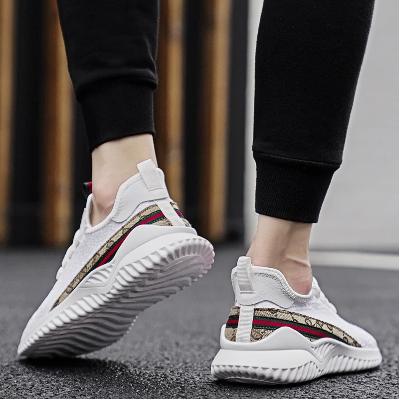 

Hot Sale Men Sneakers Breathable Comfortable Sneakers Shoes Fashions Mesh Sneakers Lace-up Walking Man Shoes Zapatillas Hombre