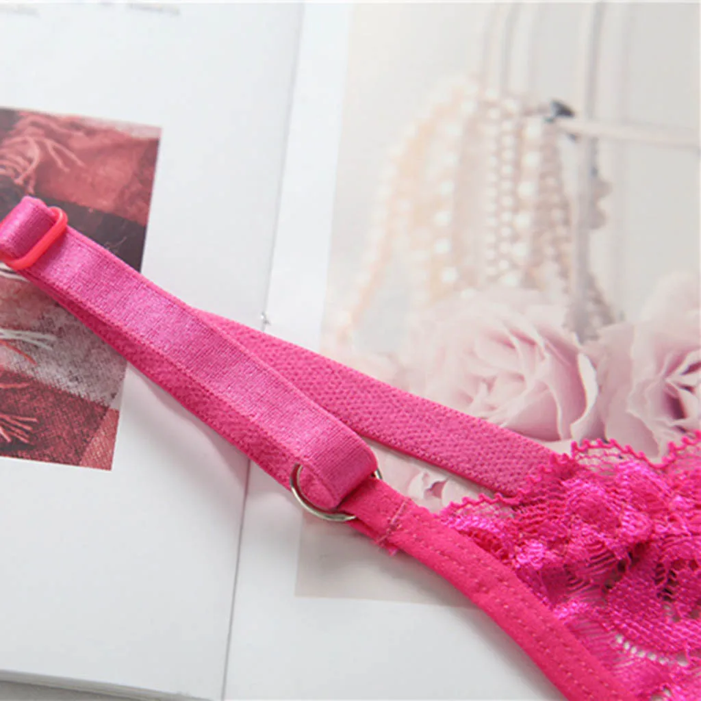 Женские регулируемые кружевные трусики с низкой посадкой Chamsgend прозрачные