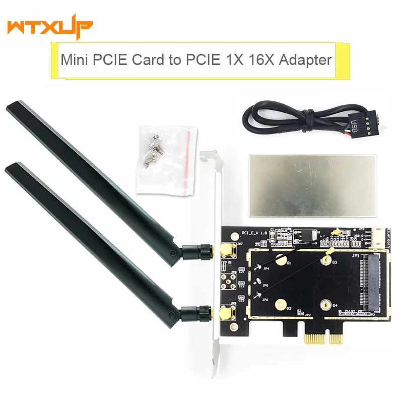 Мини PCI E pcie Wi Fi карта на рабочий стол PCIE Express беспроводной Bluetooth адаптер