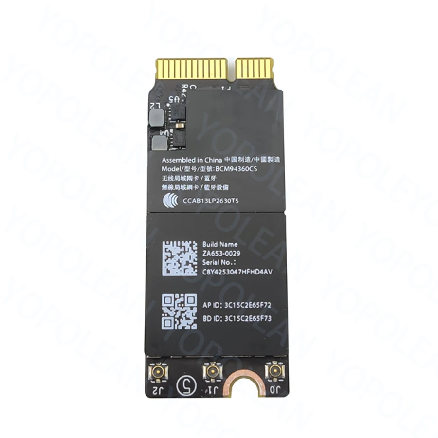 Оригинальная BCM94360CS BCM94360CSAX Wi Fi карта для аэропорта 802.11ac Macbook Pro Retina A1502 A1398 Карта