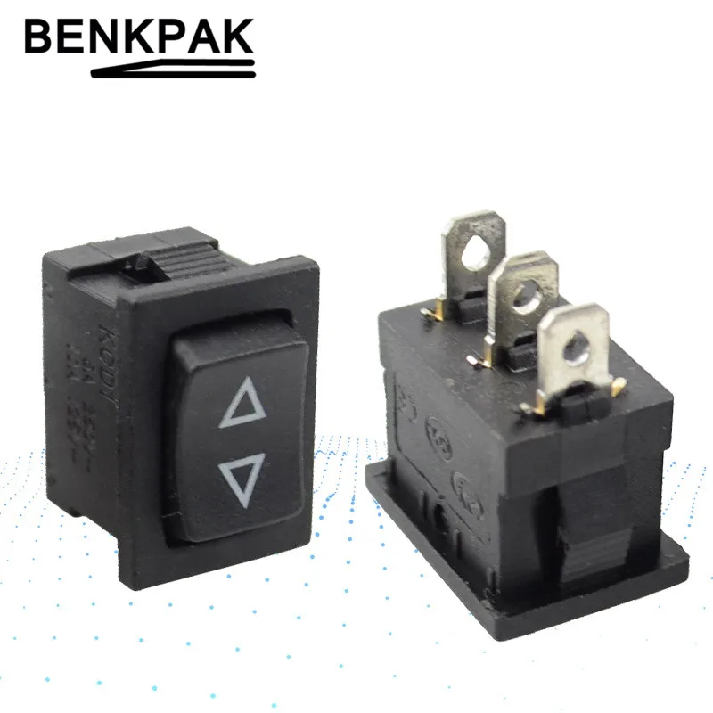 Моментальный переключатель с пружинным возвратом 3 контакта мама ВКЛ ВЫКЛ