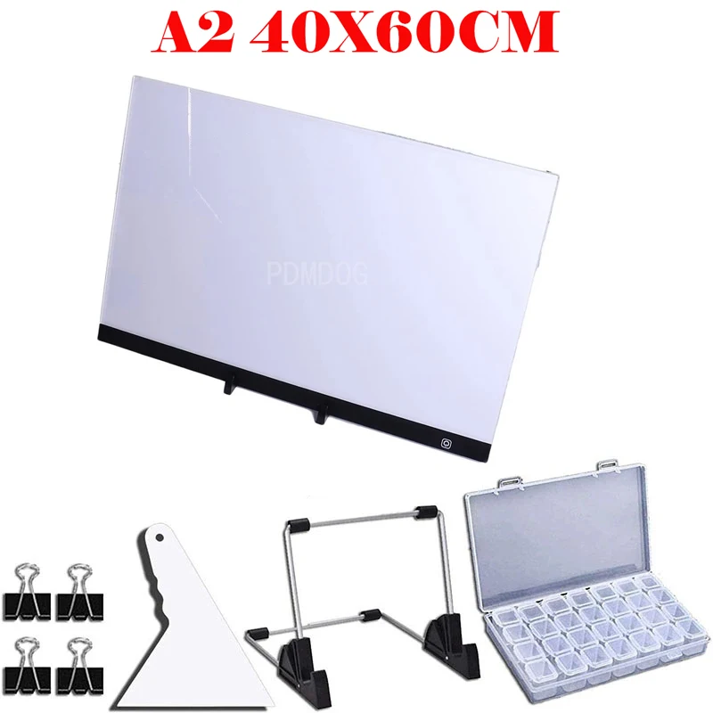

Аксессуары для алмазной живописи алмазной 5d A2 Led Light Pad Box для DIY алмазной вышивки Светодиодная доска для рисования с 3 уровнями яркости