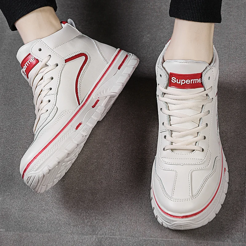 

Fashion Men Ankle Boots Autumn Winter Mens Sneakers Casual Botas De Hombre High Top Shoes Men Warm Comfortable Men Martin Boots