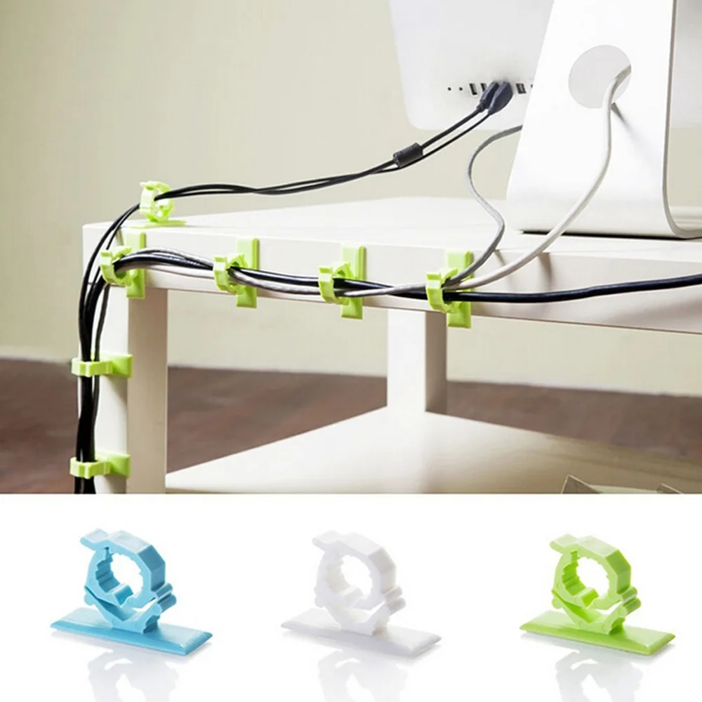 Горячая Распродажа красочный кабель стол аккуратный провод подключение USB