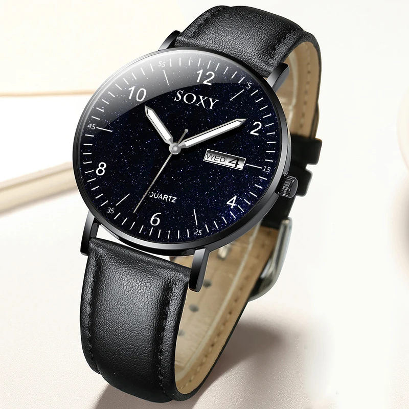 Relogio Masculino Strarry Sky мужские часы Топ бренд Роскошные мужские часы Дата часы erkek kol saati reloj hombre