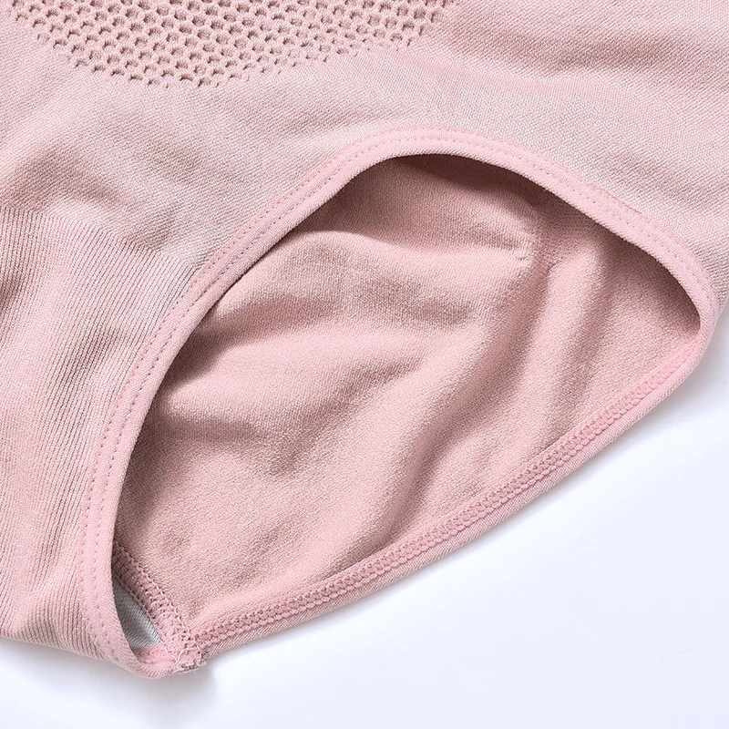 Сотовое теплое женское нижнее белье Бесшовные женские трусы большого размера в