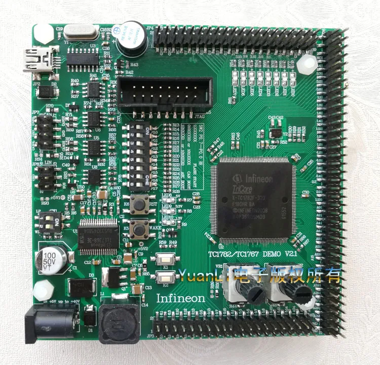 Для TC1782 макетная плата оценочная MCU V2|Аксессуары для демонстрационных стендов| |