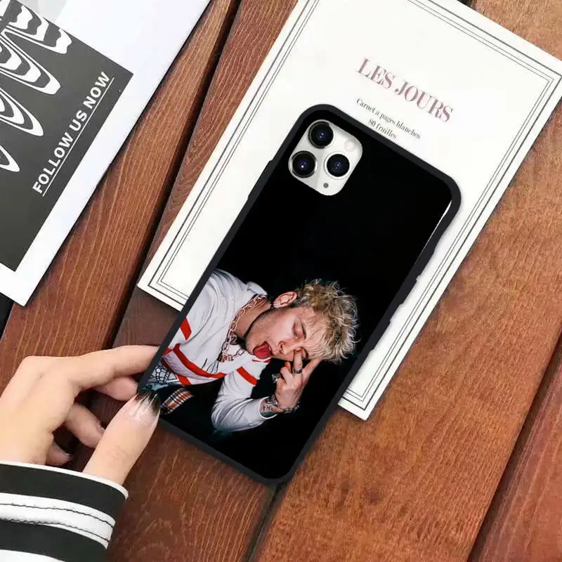 

Machine Gun kelly rapper Phone Case for iPhone 11 12 pro XS MAX 8 7 6 6S Plus X 5S SE 2020 XR