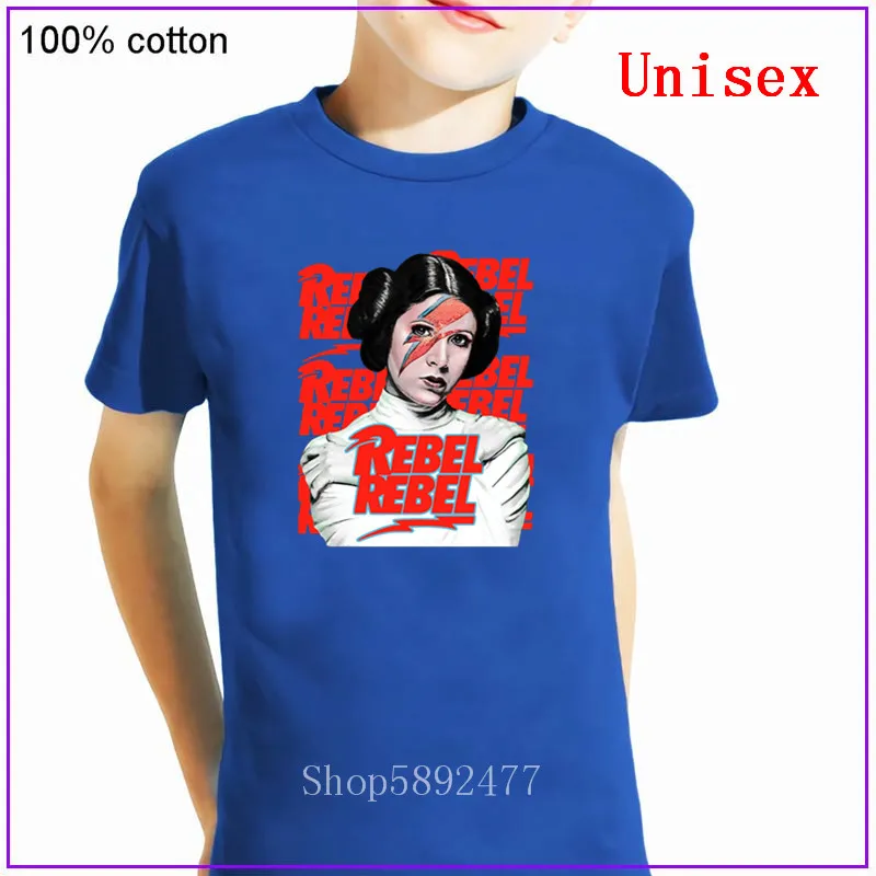 Коллекция 2020 года детская одежда футболка с принтом REBEL PRINCESS LEILA хлопковая