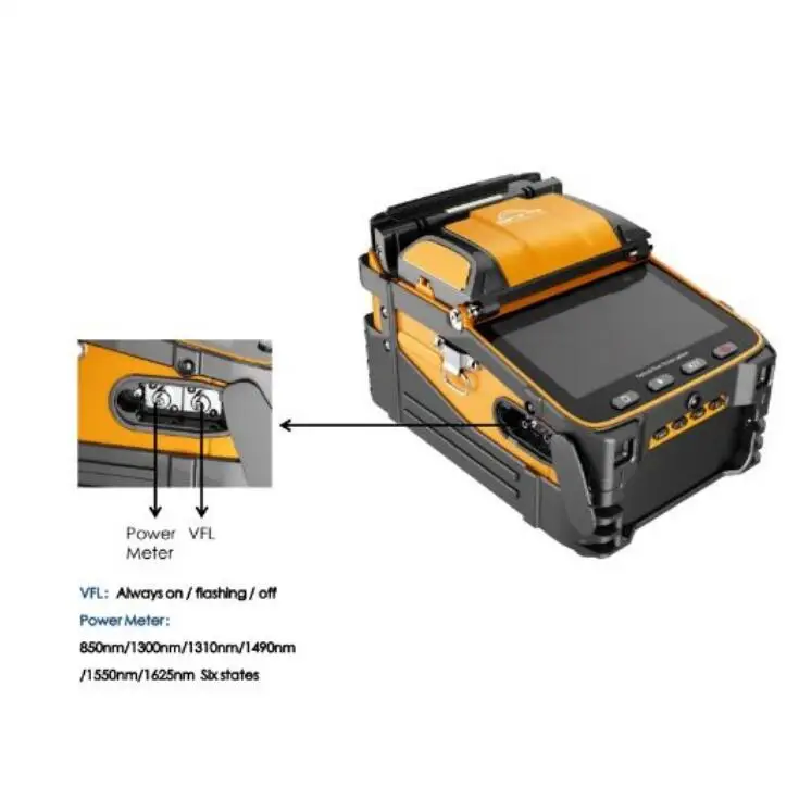 Поддержка множества языков сигнальный огонь AI 9 сварочный аппарат FTTH Оптический