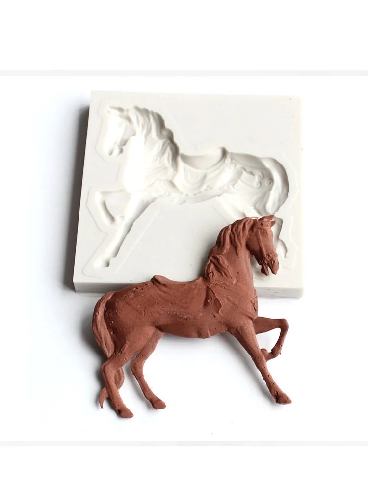 Лошадь шоколадные силиконовые формы для приготовления конфет печенья помадки