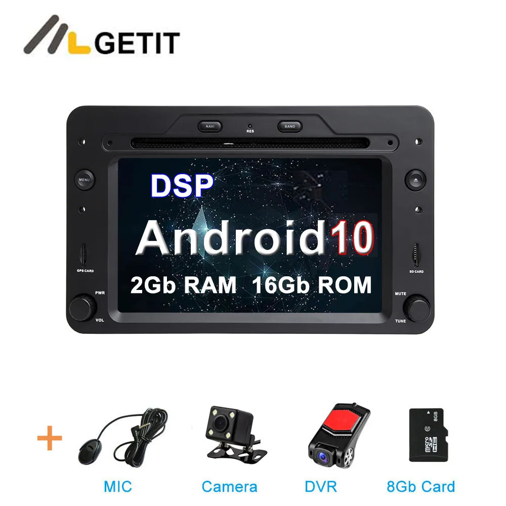 Android 10 автомобильный DVD мультимедийный плеер для Alfa Romeo 159 Sportwagon автомобиль Brera spider с wifi BT gps Радио стерео - Цвет: 2G CAMERA-DVR-SD DSP