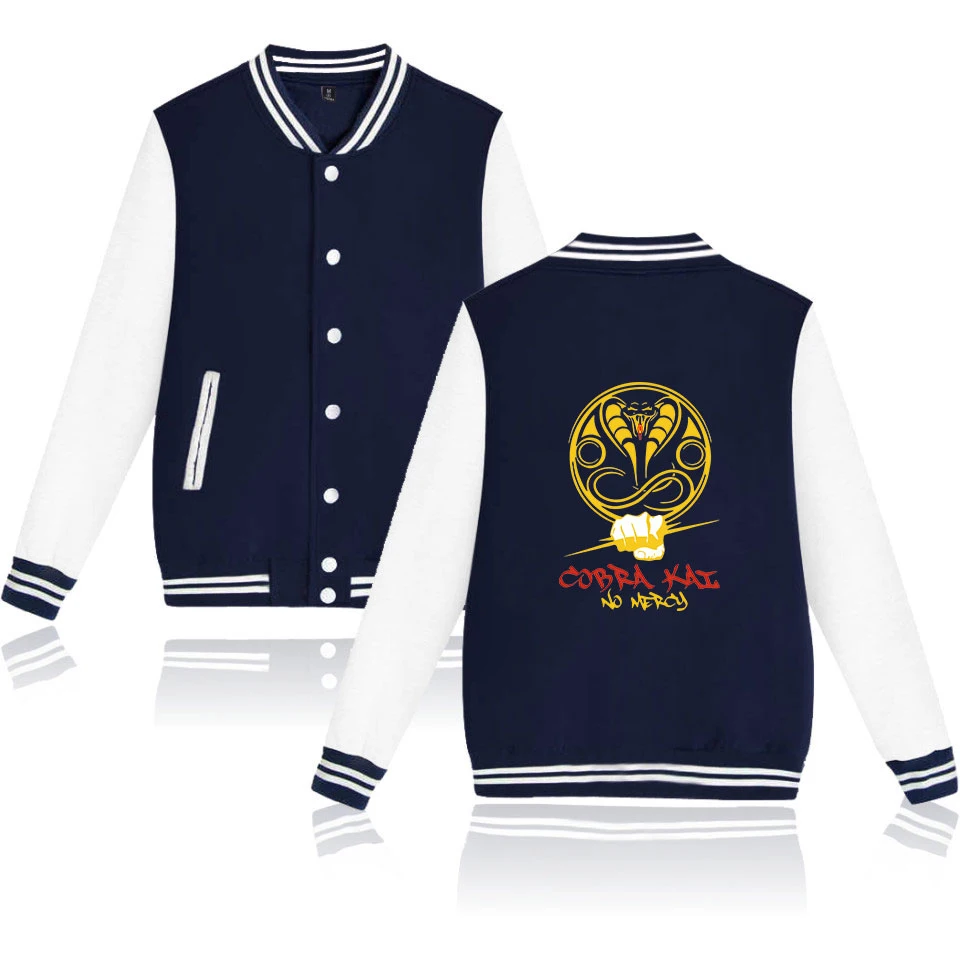 

Cobra Kay Patchwork Applique Casual Baseball Uniform Jacket Unisex Fashion Casual New Product Released in 2021 xxs-4xl