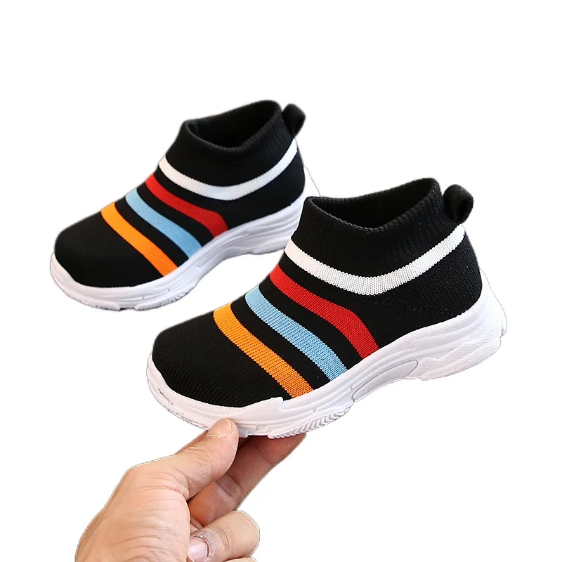 Осенне зимняя обувь для малышей Повседневная маленьких девочек и мальчиков