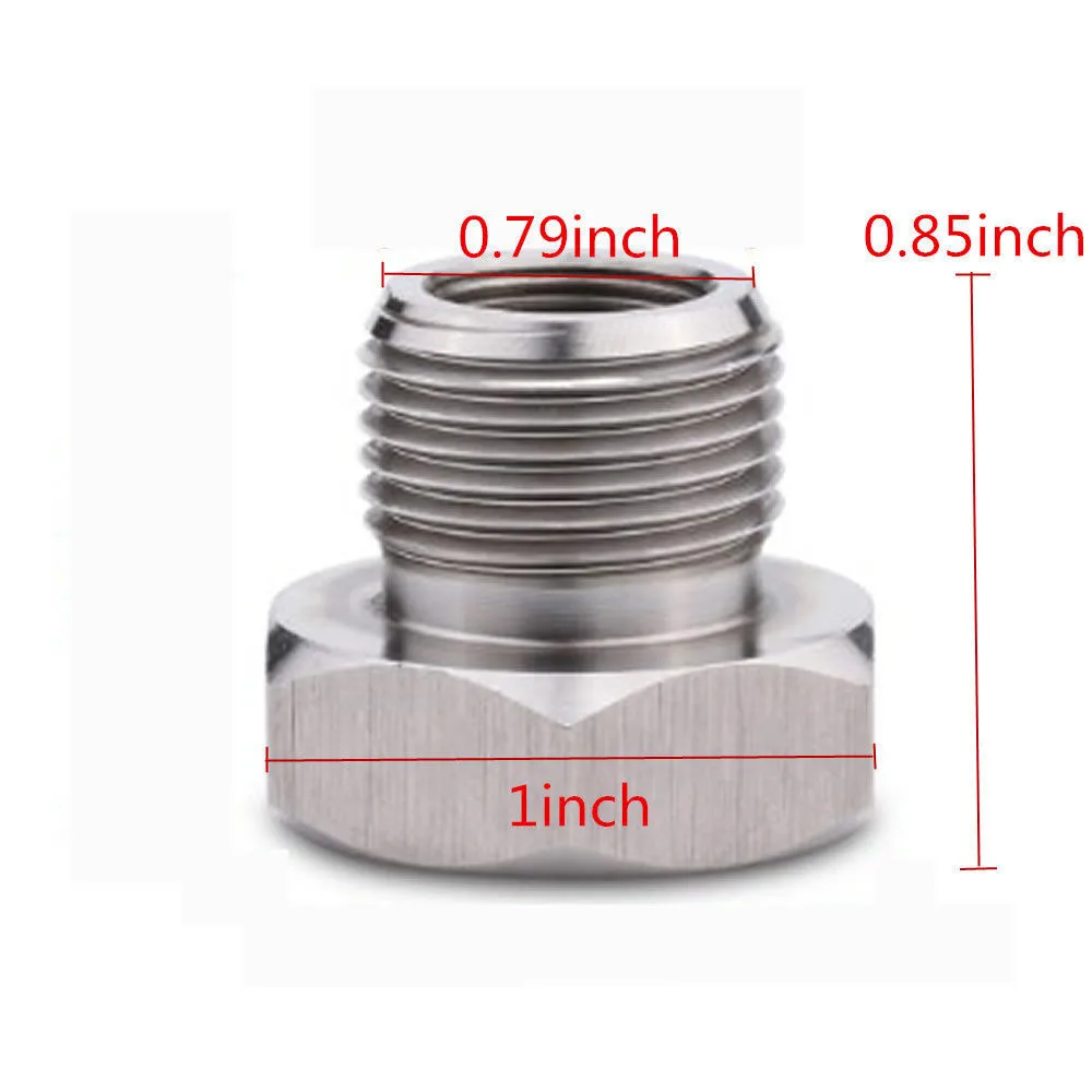 Автомобильный адаптер масляного фильтра из нержавеющей стали с резьбой от 5/8-24 до