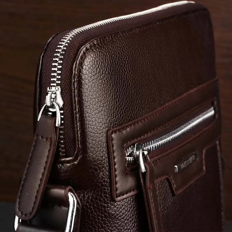 

Fashion Men's Handbag Shoulder Bag Vintage Trends PU Leather Retro Messenger Bag Stylish Casual Male Crossbody Shoulder Bag BK