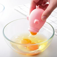 silicone egg white separator egg separator egg yolk protein automatic filter baking tool