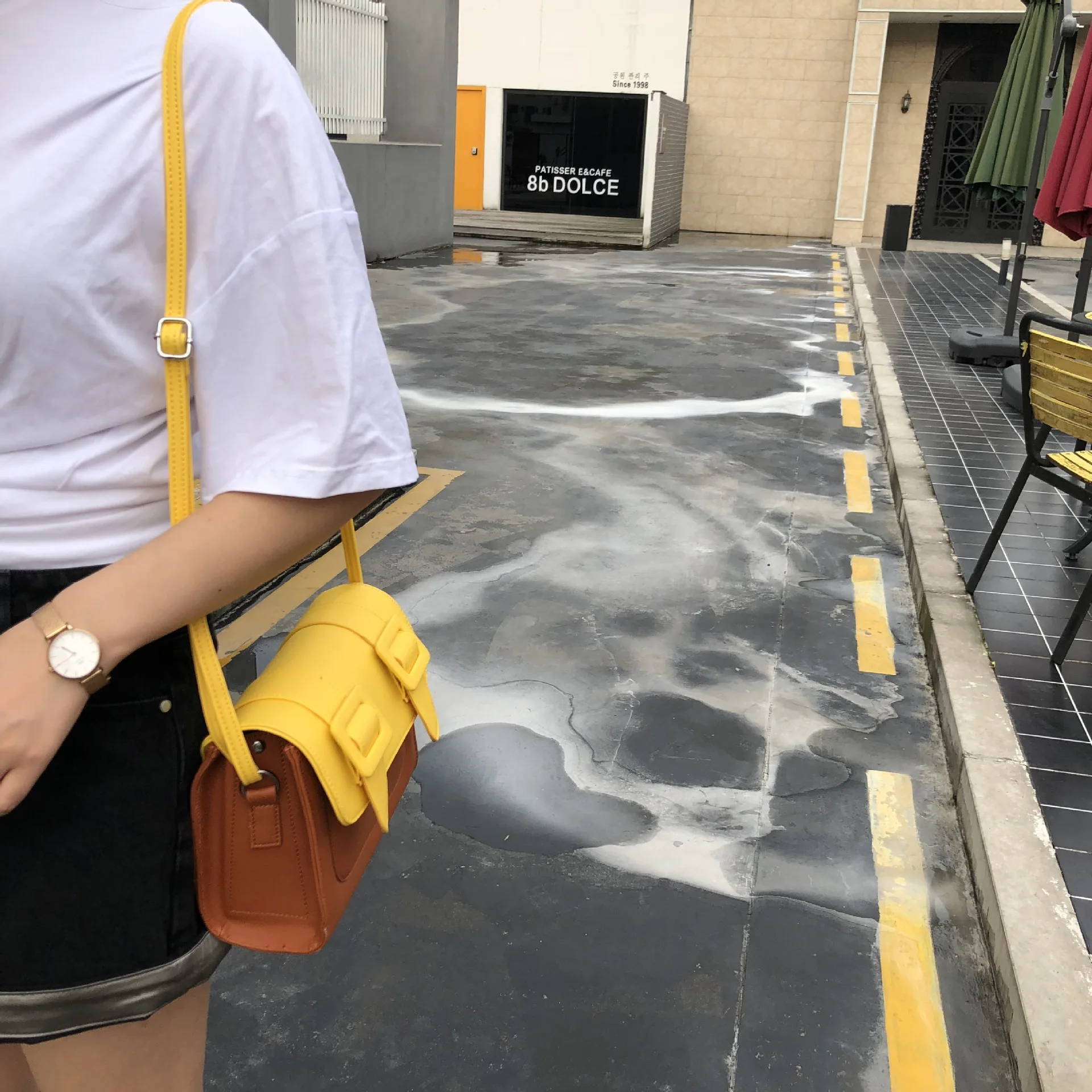 Женские косые преддошкольного возраста Штанины Мешок языка сумка нишу женская