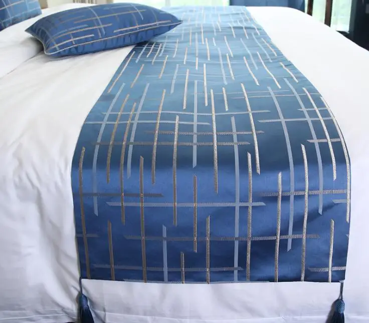 Геометрические полоски покрывала полиэфирное покрывало на кровать роскошное