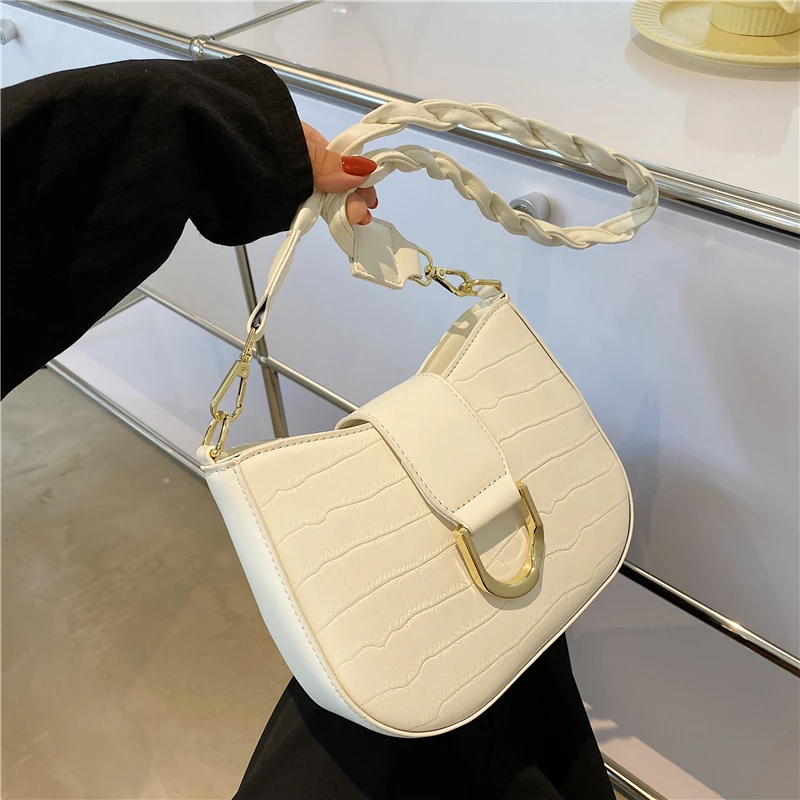 

Handbags For Women 2021Summer Leisure brand Shoulder Bags Fashion Top Quality PU Leather Messenger Underarm bag Bolsas Feminina