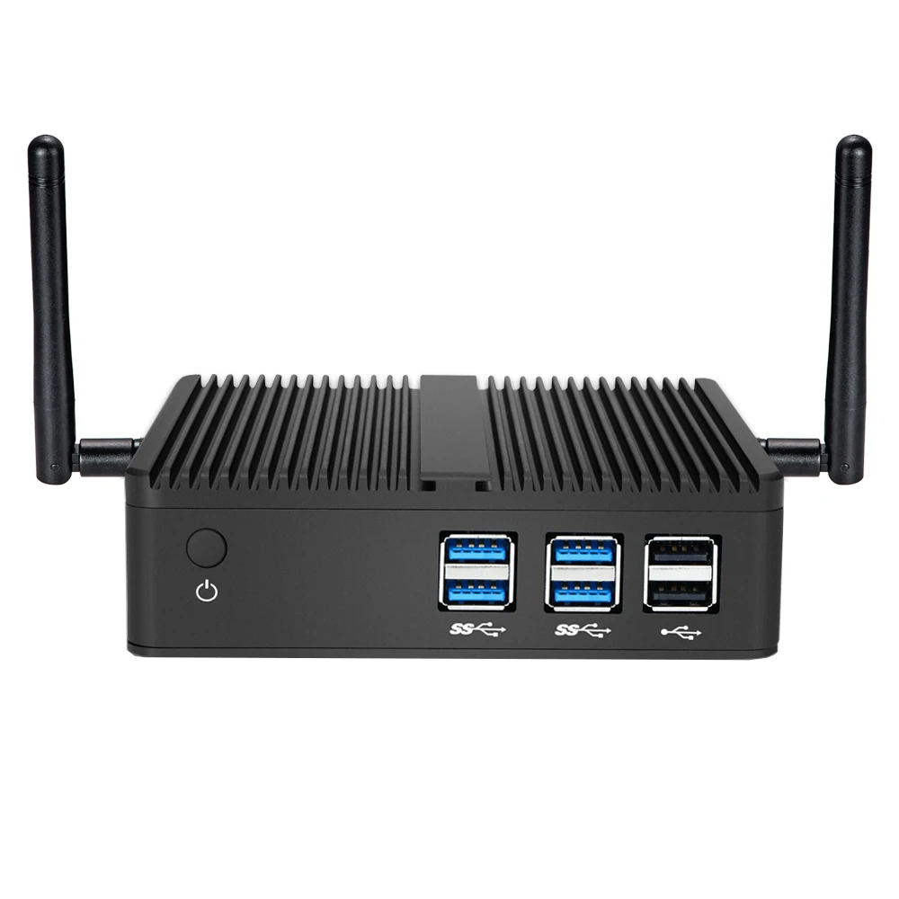 Мини-ПК UHD Intel Pentium 4405U HD graphics 510 ram SSD с wifi Windows 10 безвентиляторный ТВ приставка HDMI VGA wifi HTPC микро компьютер
