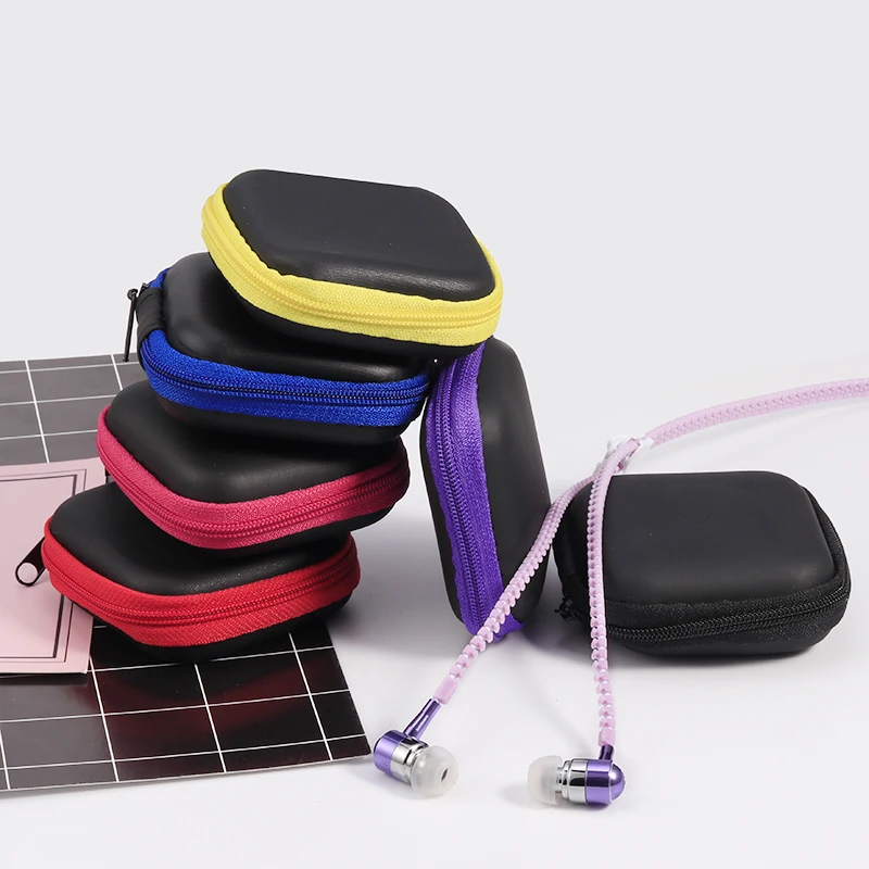 Сумка Органайзер для наушников на молнии с отделением SD карты|Сумки вещей| |