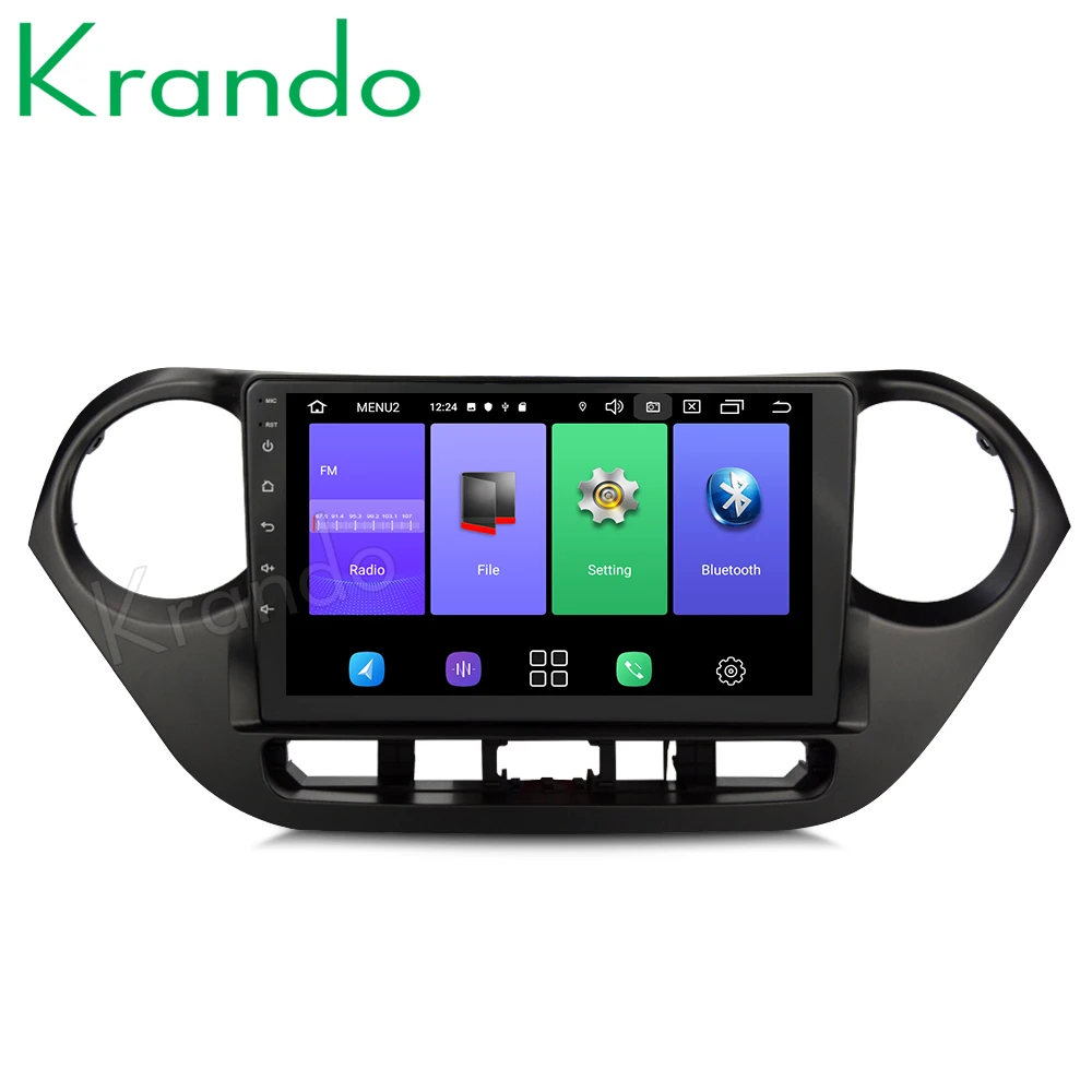 Krando Android 9 0 10 1 &quotips большой экран Автомобильная Мультимедийная система для hyundai