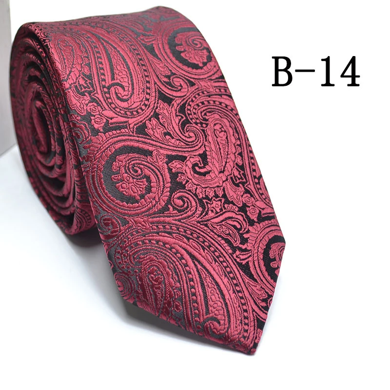 Новый дизайн мужской галстук роскошный с цветочным принтом пейсли 6 см Gravata
