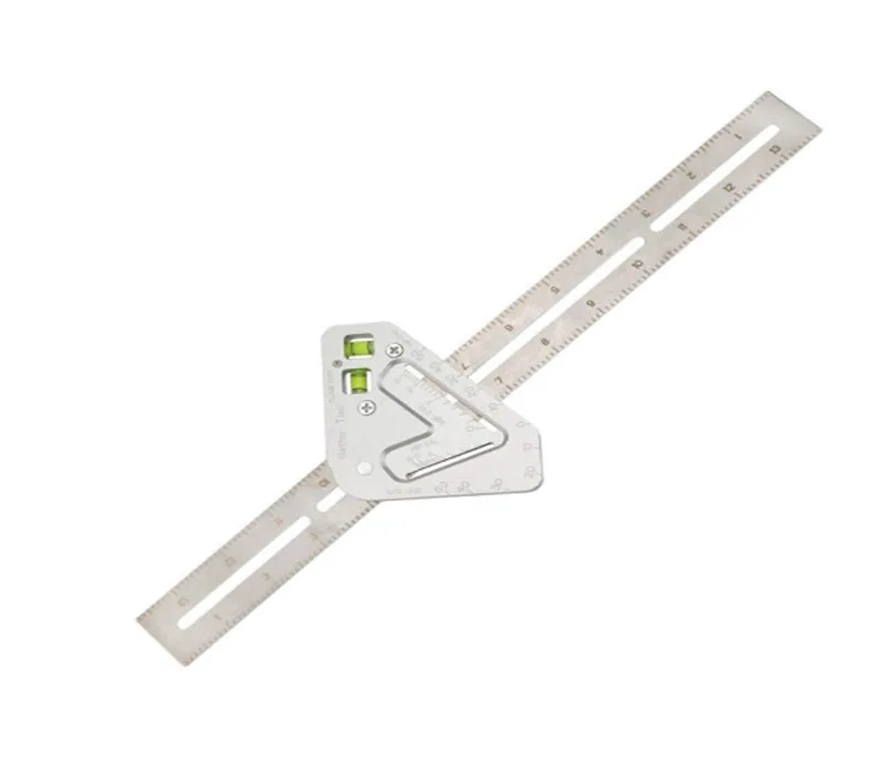 Новая плотницкая посуда практичный транспортир треугольник угломер нержавеющая