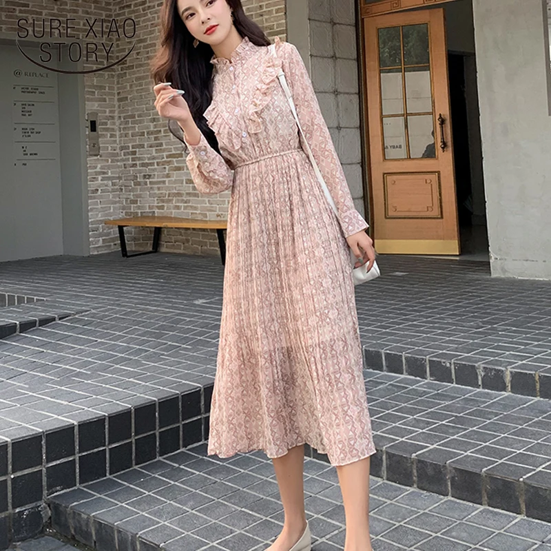 С цветочным принтом плиссированные шифоновые платья с открытыми плечами пляжное