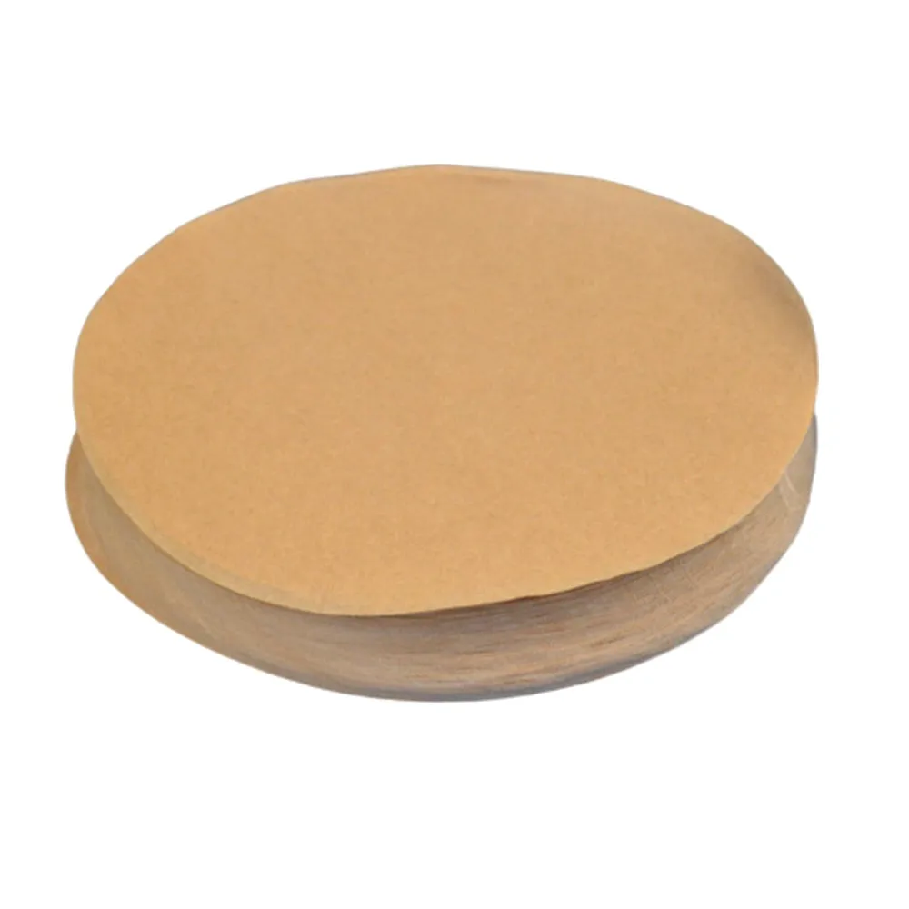 100 шт. круглая бумага для выпечки торта листы из пергаментной бумаги неотбеленная