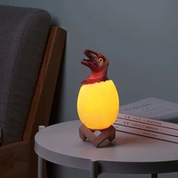 sarok night light led 16 colors touch sensor dinosaur egg pat bedside lamp remote control usb rechargeable table lamp for gift
