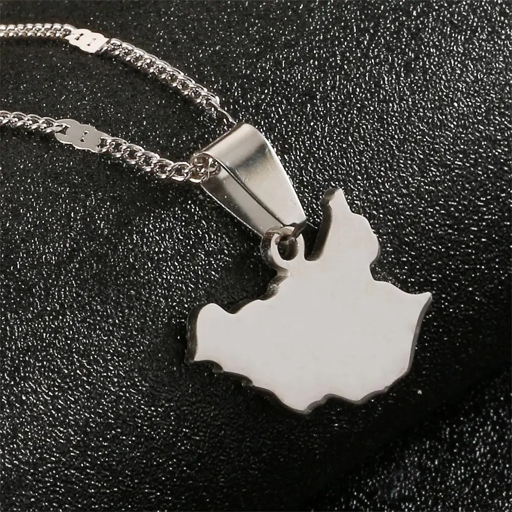South Sudan Map Pendant Necklace Trendy Map of South Sudan Country Maps Jewelry